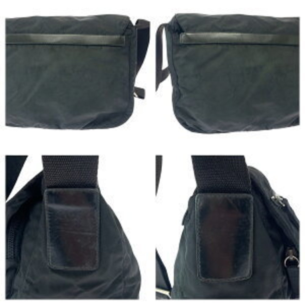 Prada Messenger Triangular Nylon Bag Tessuto Shou… - image 5